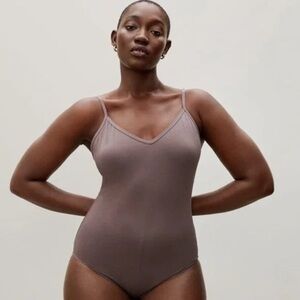 Everlane Cami Tank Brown Bodysuit